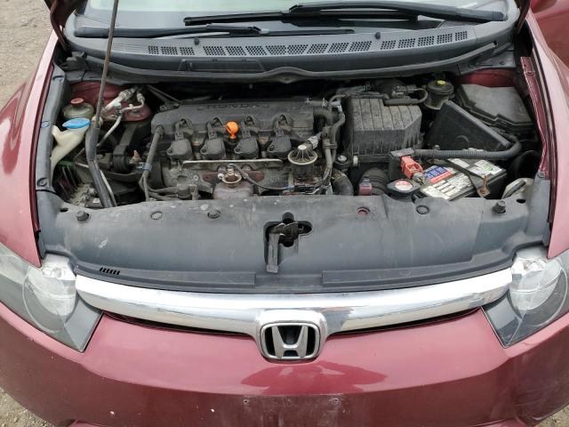 1HGFA16516L071300 - 2006 HONDA CIVIC DX LX BURGUNDY photo 11