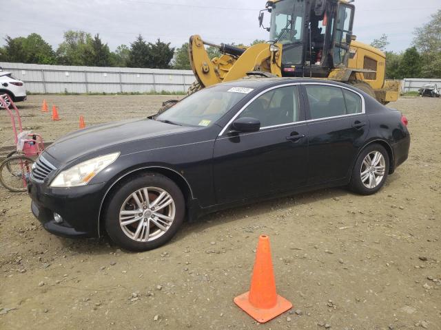 JN1CV6ARXAM251281 - 2010 INFINITI G37 BLACK photo 1