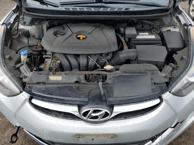 5NPDH4AE9DH176095 - 2013 HYUNDAI ELANTRA GLS SILVER photo 11