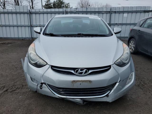 5NPDH4AE9DH176095 - 2013 HYUNDAI ELANTRA GLS SILVER photo 5