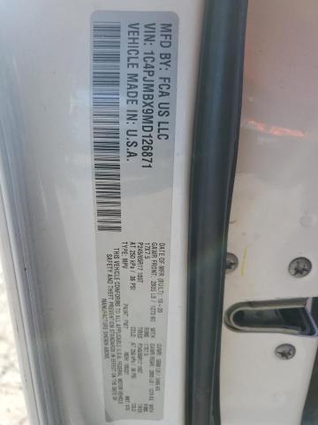 1C4PJMBX9MD126871 - 2021 JEEP CHEROKEE TRAILHAWK WHITE photo 13