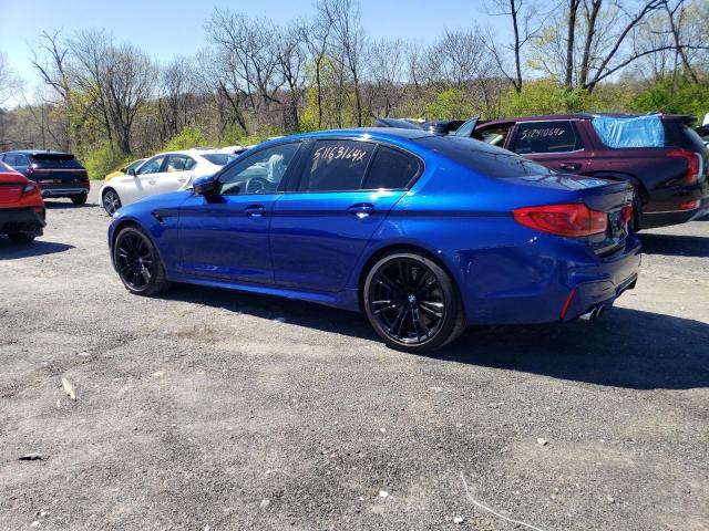 WBSJF0C54KB448560 - 2019 BMW M5 BLUE photo 2