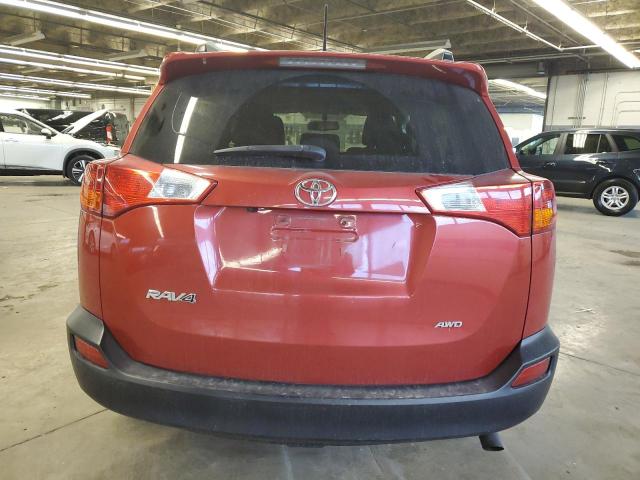 2T3DFREV2DW100773 - 2013 TOYOTA RAV4 LIMITED RED photo 6