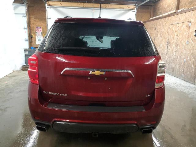 2GNFLFE36H6118927 - 2017 CHEVROLET EQUINOX LT BURGUNDY photo 6