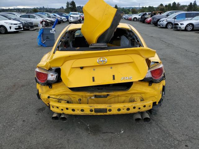 JF1ZNAA17F8706906 - 2015 TOYOTA SCION FR-S YELLOW photo 6