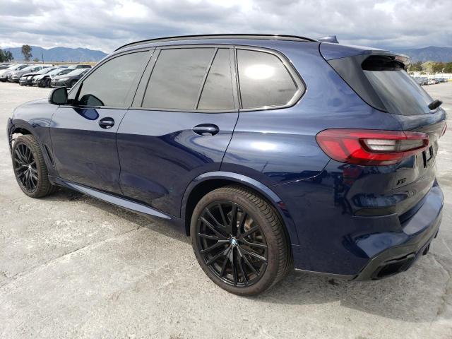 5UXJU4C06N9J83207 - 2022 BMW X5 M50I BLUE photo 2