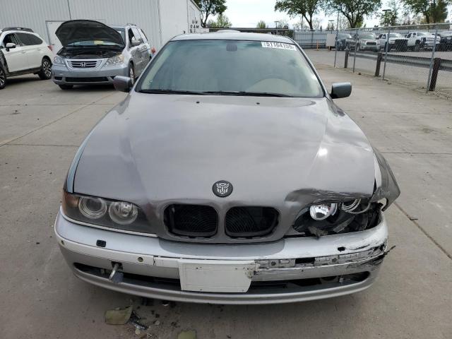 WBADT63462CH87953 - 2002 BMW 535 BASE I AUTOMATIC GREEN photo 5