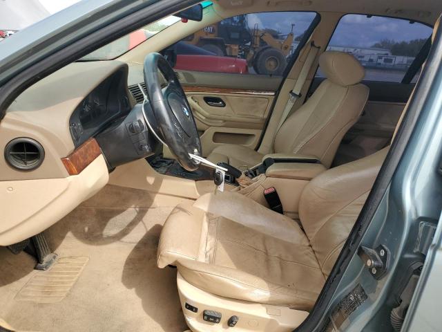 WBADT63462CH87953 - 2002 BMW 535 BASE I AUTOMATIC GREEN photo 7