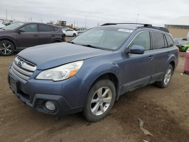 4S4BRBCCXE3228928 - 2014 SUBARU OUTBACK 2.5I PREMIUM BLUE photo 1