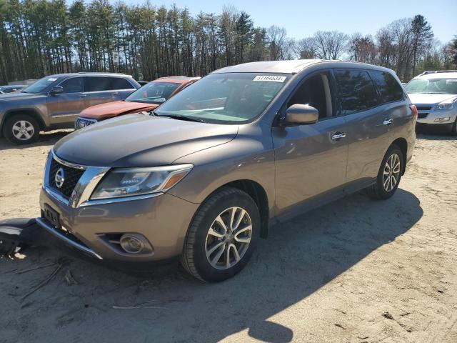 5N1AR2MM7EC637407 - 2014 NISSAN PATHFINDER S GRAY photo 1