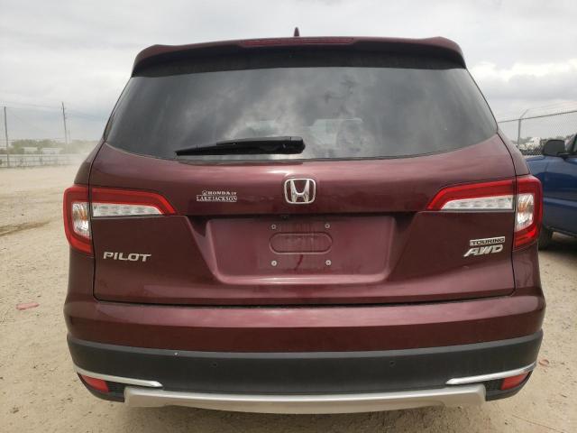 5FNYF6H60LB029601 - 2020 HONDA PILOT TOURING MAROON photo 6