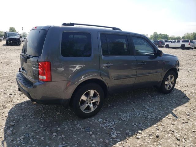 5FNYF4H54BB042975 - 2011 HONDA PILOT EXL GRAY photo 3