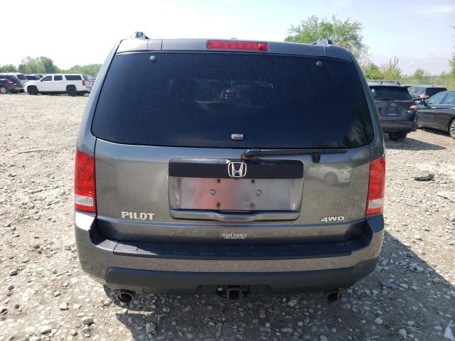 5FNYF4H54BB042975 - 2011 HONDA PILOT EXL GRAY photo 6