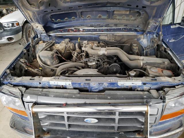 2FTHF26G7TCA36251 - 1996 FORD F250 BLUE photo 11