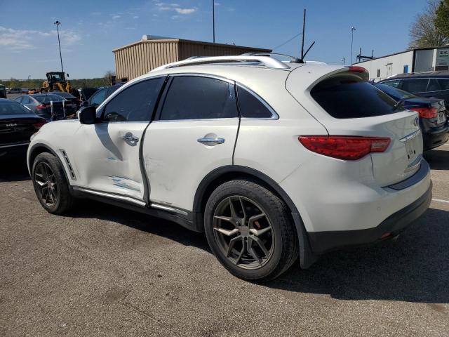 JNRAS18W49M158179 - 2009 INFINITI FX35 WHITE photo 2