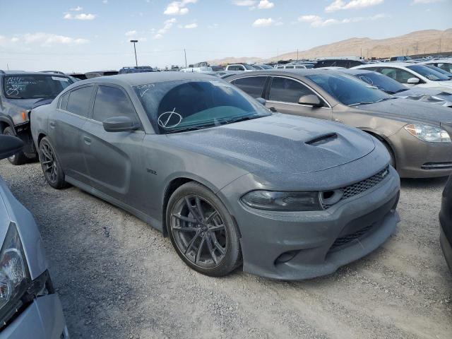 2C3CDXGJ4KH650591 - 2019 DODGE CHARGER SCAT PACK GRAY photo 4