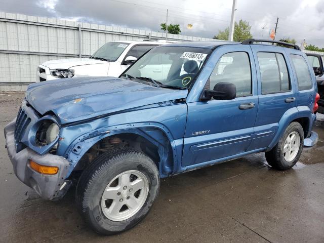 1J4GL58K04W196933 - 2004 JEEP LIBERTY LIMITED BLUE photo 1