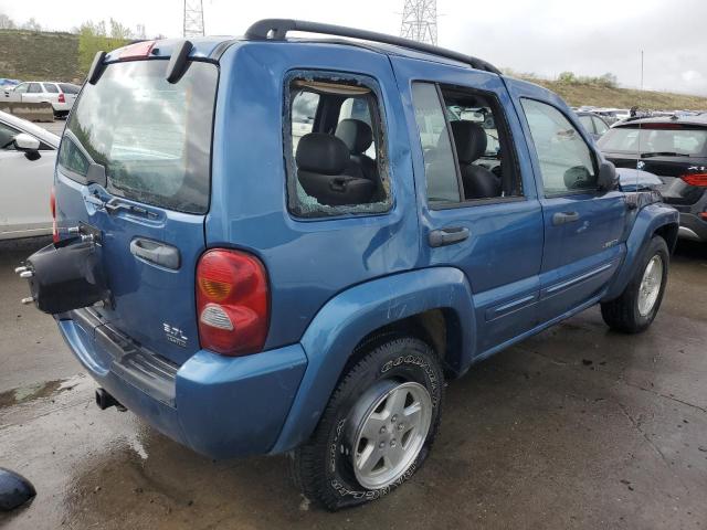 1J4GL58K04W196933 - 2004 JEEP LIBERTY LIMITED BLUE photo 3