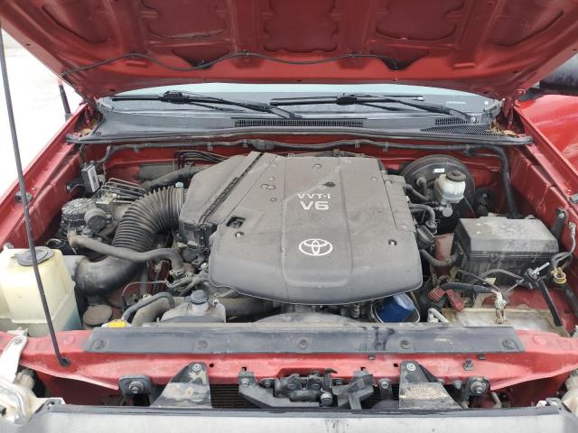 5TFJU4GN3CX025200 - 2012 TOYOTA TACOMA DOUBLE CAB PRERUNNER RED photo 11