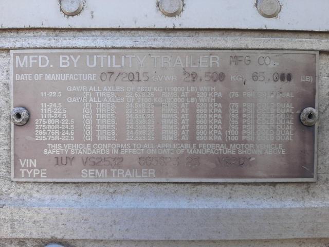 1UYVS2532GG562323 - 2016 UTILITY TRAILER თეთრი ფოტო 10
