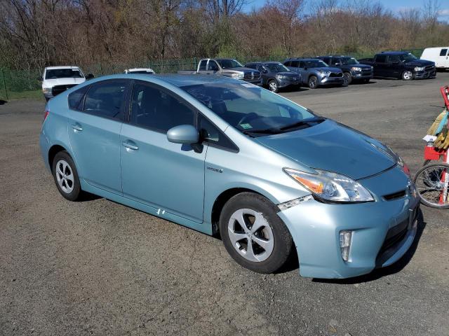 JTDKN3DU2E1791254 - 2014 TOYOTA PRIUS TURQUOISE photo 4