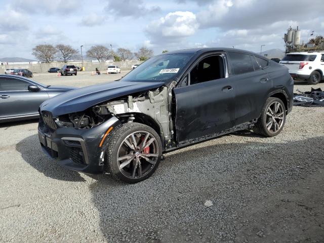 5UXCY8C02N9M99689 - 2022 BMW X6 M50I BLACK photo 1