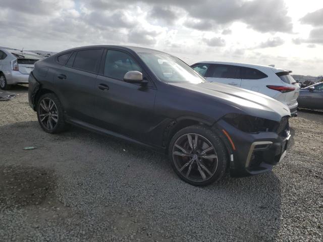 5UXCY8C02N9M99689 - 2022 BMW X6 M50I BLACK photo 4