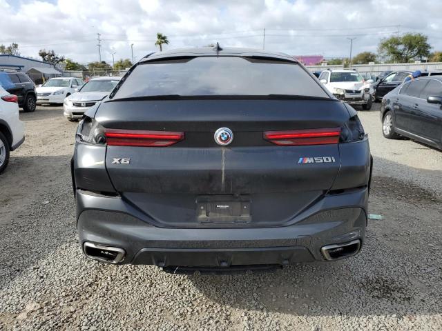 5UXCY8C02N9M99689 - 2022 BMW X6 M50I BLACK photo 6