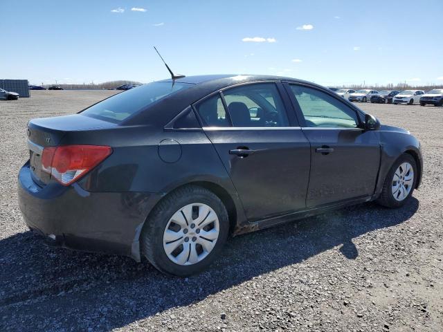 1G1PF5SC4C7113021 - 2012 CHEVROLET CRUZE LT BLACK photo 3