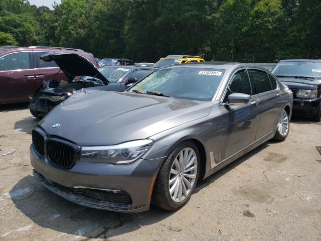 WBA7E4C56HGU99420 - 2017 BMW 740 XI GRAY photo 1