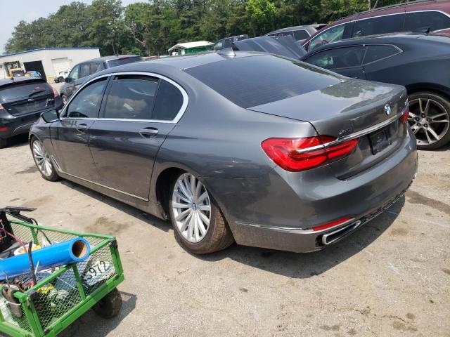 WBA7E4C56HGU99420 - 2017 BMW 740 XI GRAY photo 2