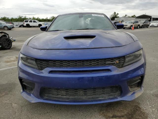 2C3CDXGJ4MH519437 - 2021 DODGE CHARGER SCAT PACK BLUE photo 5