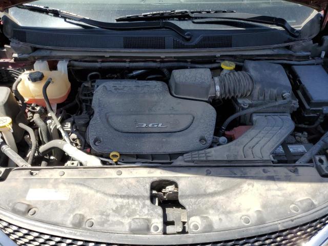 2C4RC1EG2HR543751 - 2017 CHRYSLER PACIFICA TOURING L PLUS MAROON photo 12