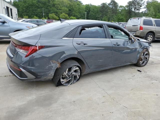 KMHLS4DG1RU641746 - 2024 HYUNDAI ELANTRA SEL GRAY photo 3