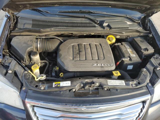 2C4RC1CG9ER300128 - 2014 CHRYSLER TOWN & COU TOURING L GRAY photo 12