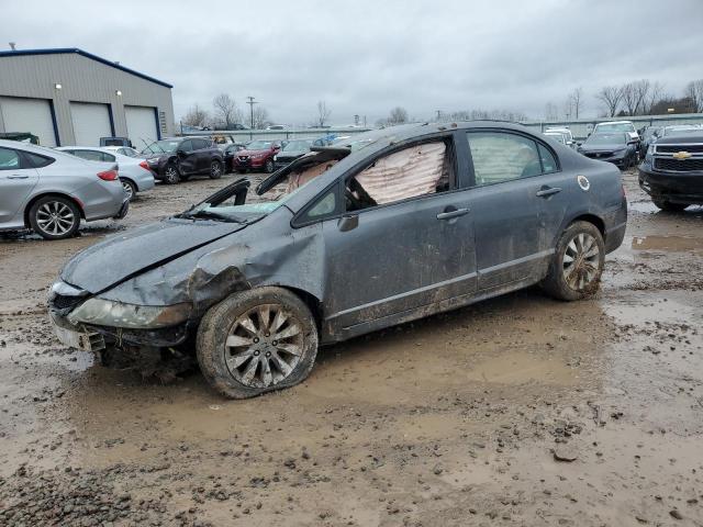 2HGFA16899H360825 - 2009 HONDA CIVIC EX GRAY photo 1