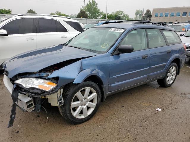 4S4BP61CX67336962 - 2006 SUBARU LEGACY OUTBACK 2.5I BLUE photo 1