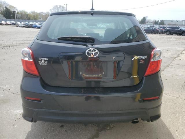 2T1LE40E59C006767 - 2009 TOYOTA COROLLA MA S BLACK photo 6