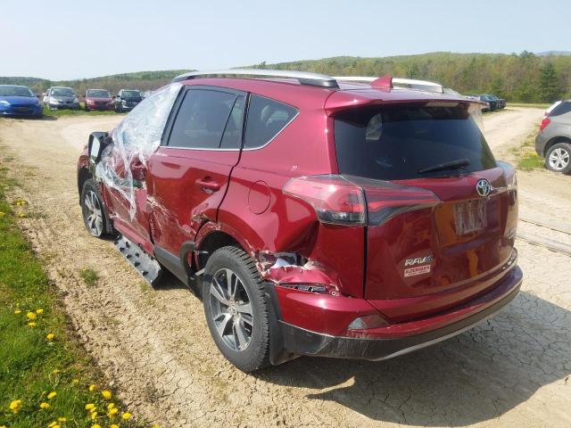 2T3RFREV6JW804167 - 2018 TOYOTA RAV4 ADVENTURE RED photo 2