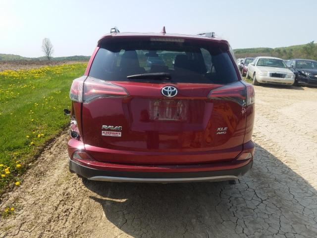 2T3RFREV6JW804167 - 2018 TOYOTA RAV4 ADVENTURE RED photo 6