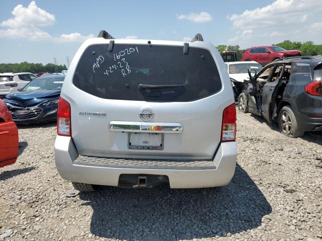 5N1AR1NB6BC624067 - 2011 NISSAN PATHFINDER S SILVER photo 6