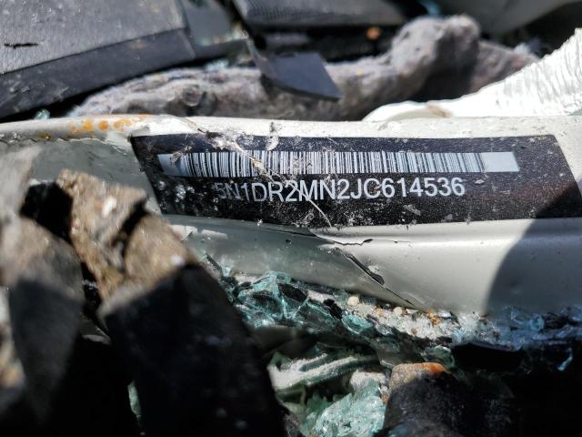 5N1DR2MN2JC614536 - 2018 NISSAN PATHFINDER S WHITE photo 12