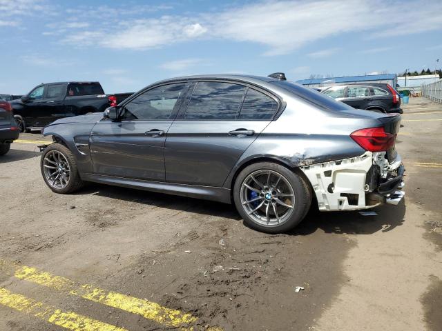 WBS8M9C51J5G86262 - 2018 BMW M3 GRAY photo 2