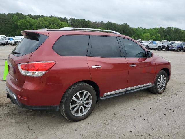 5N1AR2MN7DC616421 - 2013 NISSAN PATHFINDER S RED photo 3