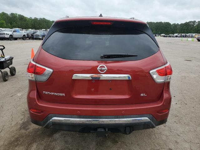 5N1AR2MN7DC616421 - 2013 NISSAN PATHFINDER S RED photo 6