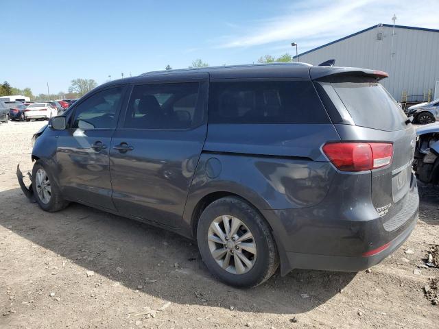 KNDMB5C18J6373489 - 2018 KIA SEDONA LX GRAY photo 2