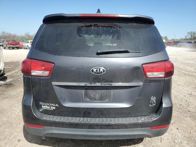 KNDMB5C18J6373489 - 2018 KIA SEDONA LX GRAY photo 6