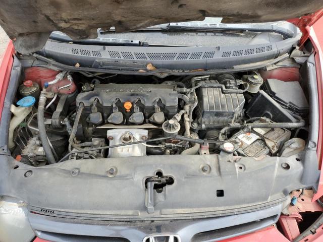 2HGFG12857H584160 - 2007 HONDA CIVIC EX RED photo 11