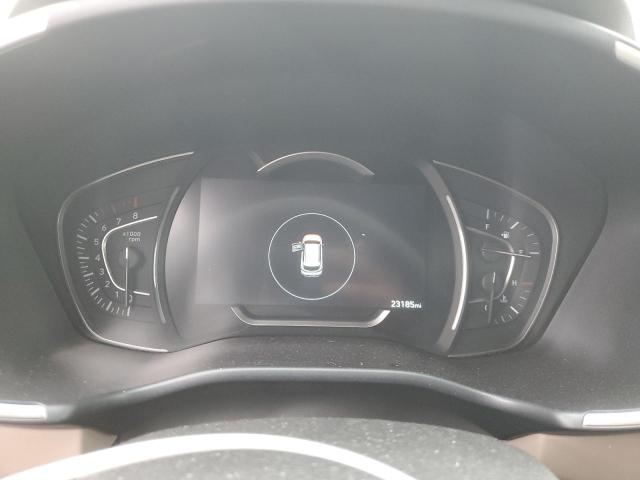 5NMS33AD1LH181164 - 2020 HYUNDAI SANTA FE SEL Սպիտակ լուսանկար 9