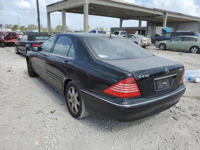 WDBNG83J93A368923 - 2003 MERCEDES-BENZ S 430 4MATIC BLACK photo 3